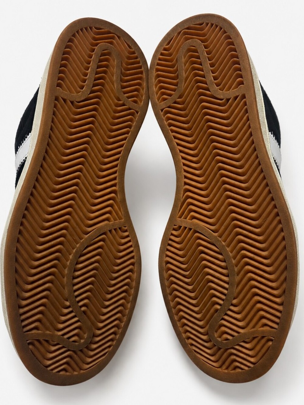 Adidas Campus Black Suede Sneakers White Stripes Women’s 8.5 - Gently Used - Picture 9 of 9
